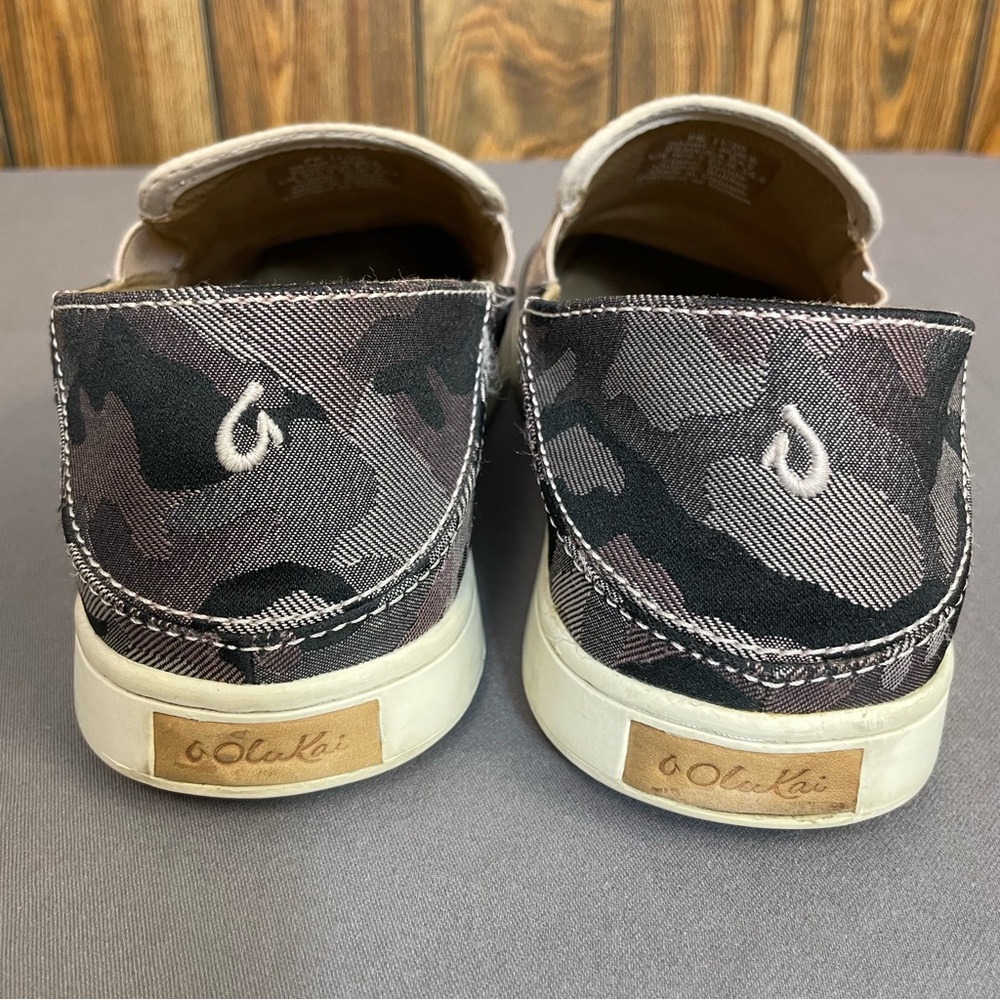 Olukai Pehuea Pai camo slip on shoes 9.5 - Picture 7 of 11